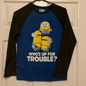 Blue, Despicable Me tee. Medium.